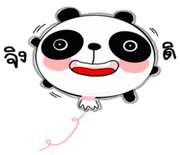 panda balloon sticker #9587883