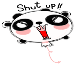 panda balloon sticker #9587886