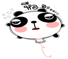 panda balloon sticker #9587890