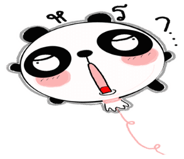 panda balloon sticker #9587892