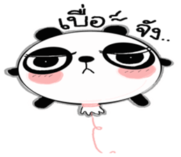 panda balloon sticker #9587895