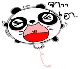 panda balloon sticker #9587897