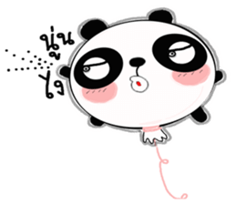 panda balloon sticker #9587898