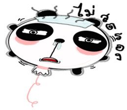 panda balloon sticker #9587899