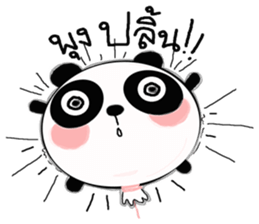 panda balloon sticker #9587903