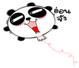 panda balloon sticker #9587910