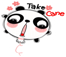 panda balloon sticker #9587912