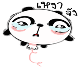 panda balloon sticker #9587913