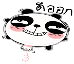 panda balloon sticker #9587915