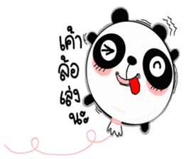 panda balloon sticker #9587918