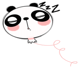 panda balloon sticker #9587919