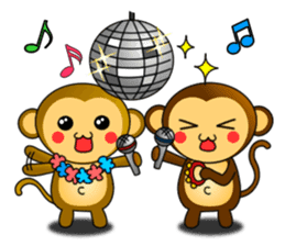 Happy new year !! monkey is come. sticker #9588215