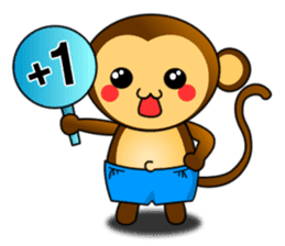 Happy new year !! monkey is come. sticker #9588226