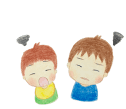 My sons. sticker #9588406