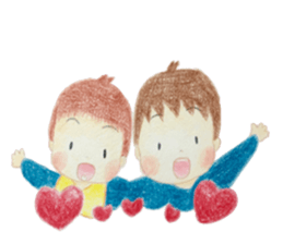 My sons. sticker #9588412