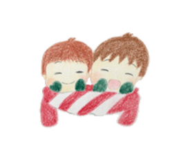 My sons. sticker #9588436