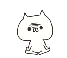 Every day of the letterless cat sticker #9588737