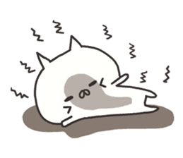 Every day of the letterless cat sticker #9588752