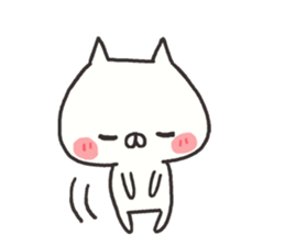 Every day of the letterless cat sticker #9588755