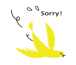 Chirping birds sticker #9589083