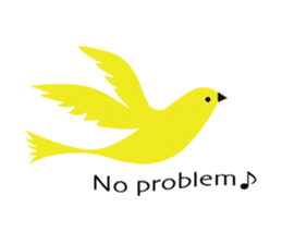 Chirping birds sticker #9589084