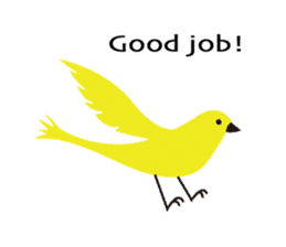 Chirping birds sticker #9589085