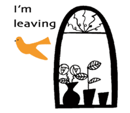 Chirping birds sticker #9589087
