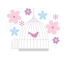 Chirping birds sticker #9589092