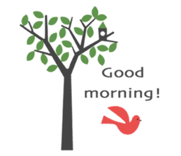 Chirping birds sticker #9589102