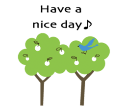 Chirping birds sticker #9589106