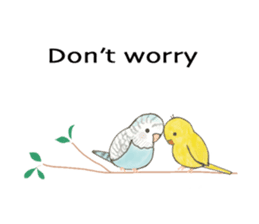 Chirping birds sticker #9589115