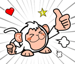 Toy Capsule Monkeys <TV> sticker #9589334
