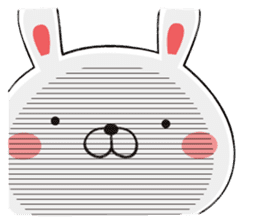 Toyama-ben of rabbit sticker #9589773