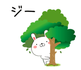 Toyama-ben of rabbit sticker #9589775