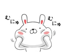Toyama-ben of rabbit sticker #9589796