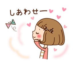 A sticker of the love of the girl sticker #9589890