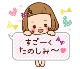 A sticker of the love of the girl sticker #9589893