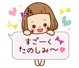 A sticker of the love of the girl sticker #9589893