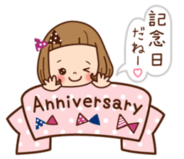 A sticker of the love of the girl sticker #9589896