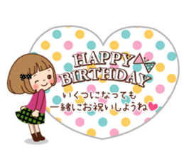 A sticker of the love of the girl sticker #9589900