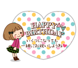 A sticker of the love of the girl sticker #9589900