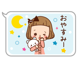 A sticker of the love of the girl sticker #9589902