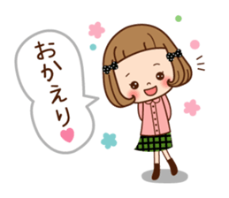 A sticker of the love of the girl sticker #9589904