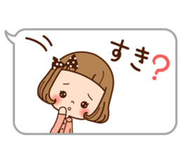 A sticker of the love of the girl sticker #9589906