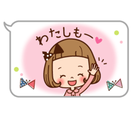 A sticker of the love of the girl sticker #9589908