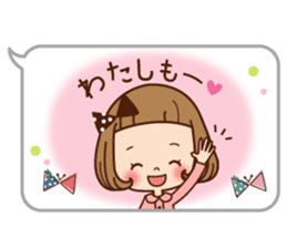 A sticker of the love of the girl sticker #9589908