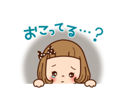 A sticker of the love of the girl sticker #9589909