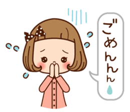 A sticker of the love of the girl sticker #9589910