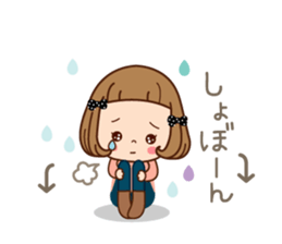 A sticker of the love of the girl sticker #9589912