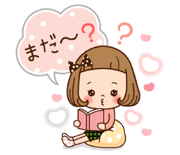 A sticker of the love of the girl sticker #9589914